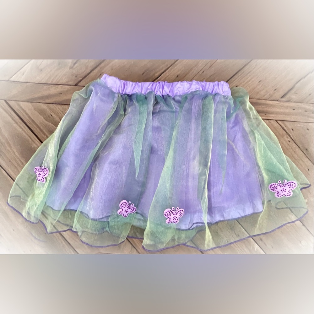 Little Girls Purple and Green Tutu